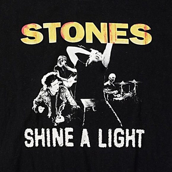 Rolling Stones Shine A Light RIFF STARS rock Official T-Shirt L NWT - Picture 2 of 3